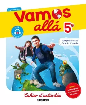 Couverture du produit · Vamos allá 5e - Cycle 4, 1ere année - Espagnol LV2 (A1) - Cahier d'activités