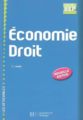Couverture du produit · Economie Droit BEP 2e Professionnelle