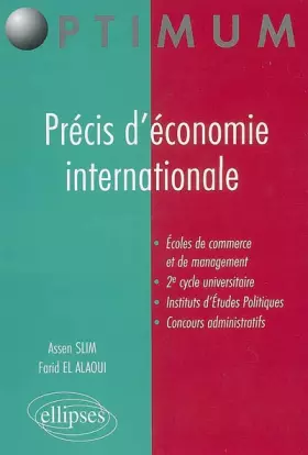 Couverture du produit · Précis d'économie internationale