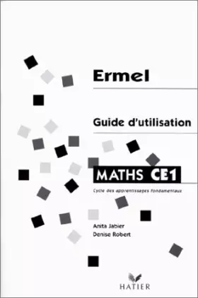 Couverture du produit · Ermel - Guide d'utilisation CE1 ARCOM