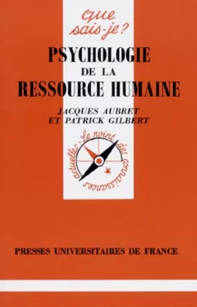 Couverture du produit · Psychologie de la ressource humaine