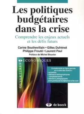 Couverture du produit · Les politiques budgetaires dans la crise comprendre les enjeux actuels et les défis futurs