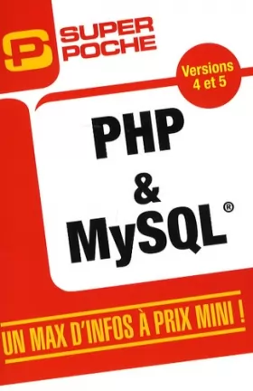 Couverture du produit · PHP et MySQL