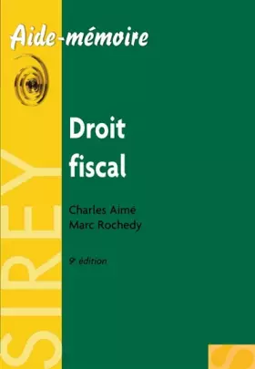 Couverture du produit · Droit fiscal