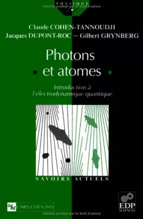 Couverture du produit · Photons et atomes