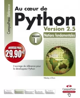 Couverture du produit · Au Coeur de Python Version 2.5 Vol.1 Nouveaux Prix