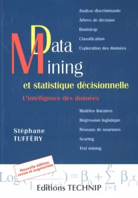 Couverture du produit · Data Mining et statistique décisionnelle - Nouvelle édition