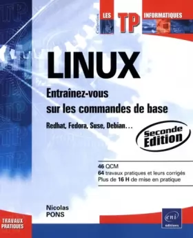 Couverture du produit · Linux - Entrainez-vous sur les commandes de base (2e édition)