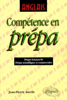 Couverture du produit · Anglais : Compétence en prépa
