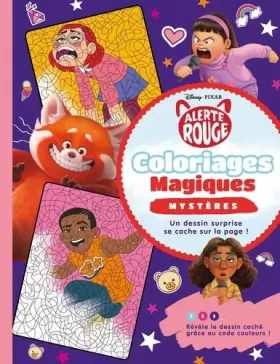 Couverture du produit · ALERTE ROUGE - Coloriages Magiques - Mystères - Disney Pixar