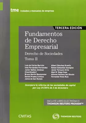 Couverture du produit · Fundamentos de Derecho Empresarial (II) (Papel + e-book): Derecho de Sociedades