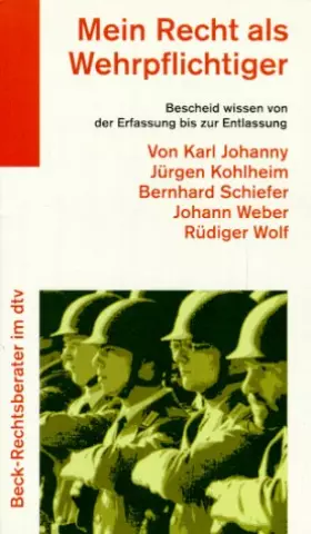 Couverture du produit · Mein Recht als Wehrpflichtiger
