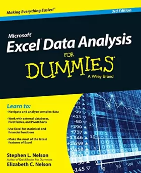 Couverture du produit · Excel Data Analysis For Dummies 3e