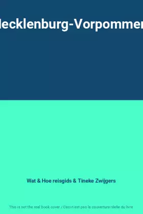 Couverture du produit · Mecklenburg-Vorpommern