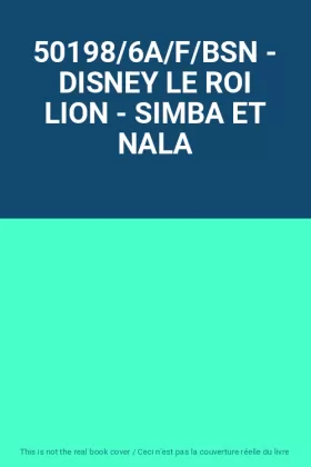 Couverture du produit · 50198/6A/F/BSN - DISNEY LE ROI LION - SIMBA ET NALA