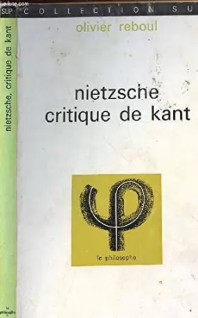 Couverture du produit · Nietzsche, critique de Kant