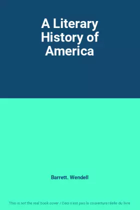 Couverture du produit · A Literary History of America