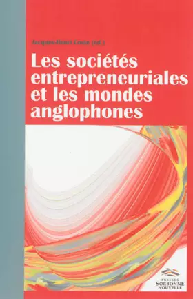 Couverture du produit · Sociétés entrepreneuriales et les mondes anglophones