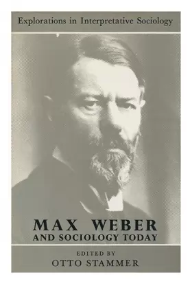 Couverture du produit · Max Weber and Sociology Today