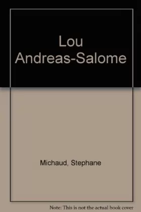 Couverture du produit · Lou Andreas-Salome