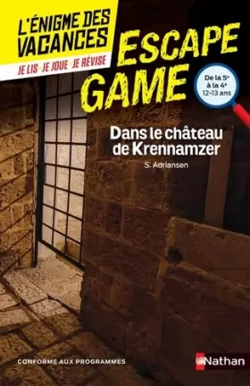 Couverture du produit · L'énigme des vacances- Escape Game -Dans le château de Krennamzer - 5e vers 4e - 12/13 ans (54)