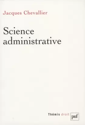 Couverture du produit · Science administrative
