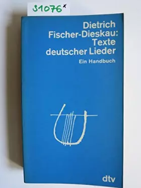 Couverture du produit · Texte deutscher Lieder: Ein Handbuch (German Edition)