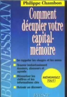 Couverture du produit · Comment decupler votre capital mémoire                                                        040396