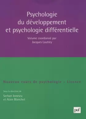 Couverture du produit · Psychologie du développement et psychologie différentielle