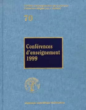 Couverture du produit · Conférences d'enseignement 1999