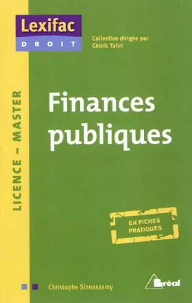 Couverture du produit · Finances publiques