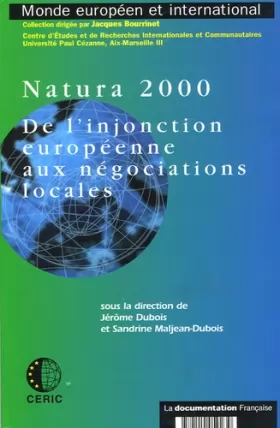Couverture du produit · Natura 2000 : De l'injonction européenne aux négociations locales