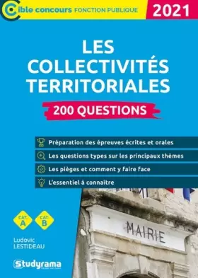 Couverture du produit · Les collectivités territoriales 2021: 200 questions