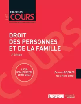 Couverture du produit · DROIT DES PERSONNES ET DE LA FAMILLE 3EME EDITION