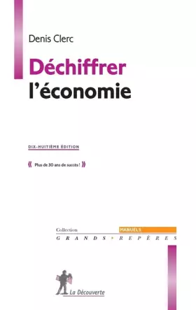 Couverture du produit · Déchiffrer l'économie