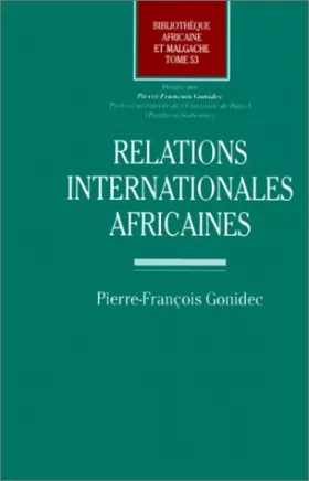 Couverture du produit · Relations internationales africaines