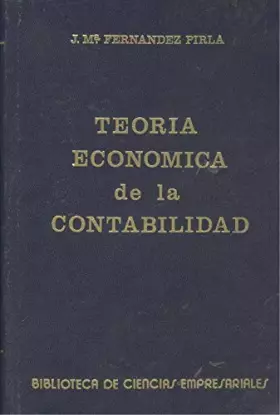 Couverture du produit · Teoria economica de la contabilidad
