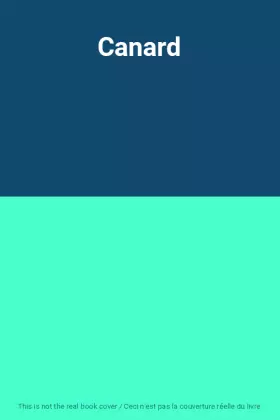 Couverture du produit · Canard