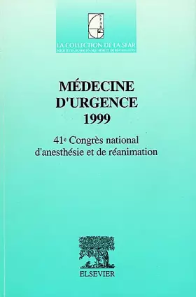 Couverture du produit · Médecine d'urgence, 1999
