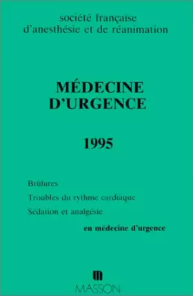 Couverture du produit · Médecine d'urgence 1995