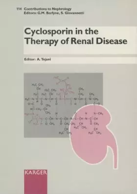 Couverture du produit · Cyclosporin in the Therapy of Renal Disease