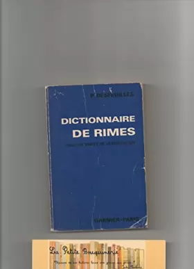 Couverture du produit · Dictionnaire de rimes