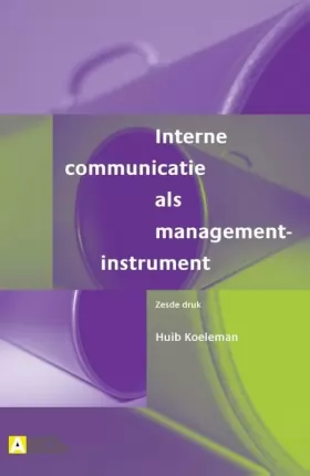 Couverture du produit · Interne communicatie als managementinstrument