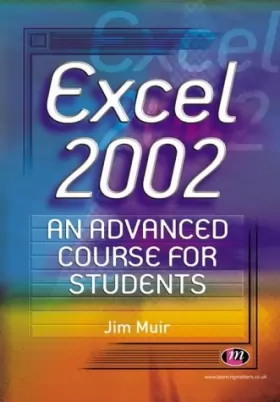 Couverture du produit · Excel 2002: An Advanced Course for Students