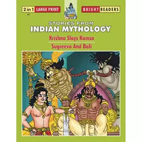 Couverture du produit · Krishna Slays Kamsa / Sugreeva And Bali: Krishna Slays Kamsa/Sugreeva and Bali - (2 in 1) (Bright Readers)