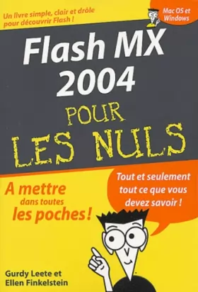Couverture du produit · Flash MX 2004, poche pour les Nuls
