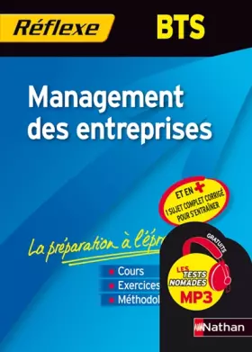 Couverture du produit · MANAG ENTREP BTS MEMO REF N96