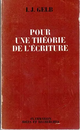 Couverture du produit · Pour une théorie de l'écriture