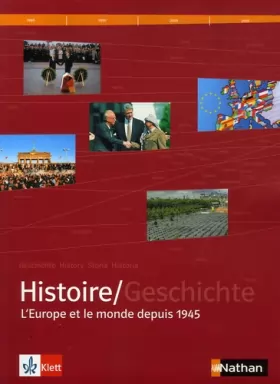 Couverture du produit · Manuel d'Histoire franco-allemand Tles L-ES-S : L'Europe et le monde depuis 1945 (1CD audio)