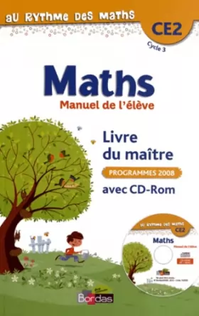 Couverture du produit · Au rythme des maths CE2 • Livre du maître du manuel + CD-Rom (Éd. 2012)